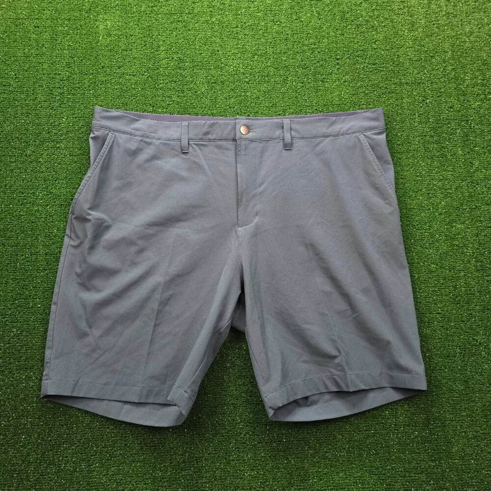 Adidas Shorts Mens 40 Green Teal Ultimate 366 Core Chino Lightweight Golf Preppy